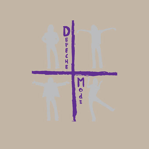 Мужской свитшот Songs of Faith and Devotion Depeche Mode / Миндальный – фото 3