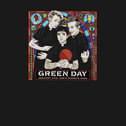 Свитшот хлопковый мужской Green Day band, цвет: черный — фото 2