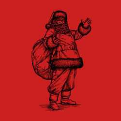 Свитшот хлопковый мужской Santa, цвет: красный — фото 2