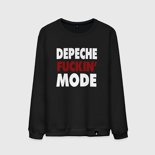 Мужской свитшот Depeche Funkin Mode / Черный – фото 1