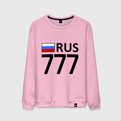 Свитшот хлопковый мужской RUS 777, цвет: светло-розовый