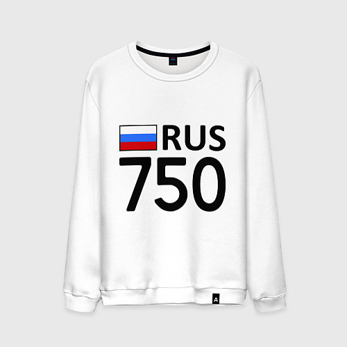 Мужской свитшот RUS 750 / Белый – фото 1