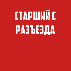 Свитшот хлопковый мужской Старший с разъезда, цвет: красный — фото 2