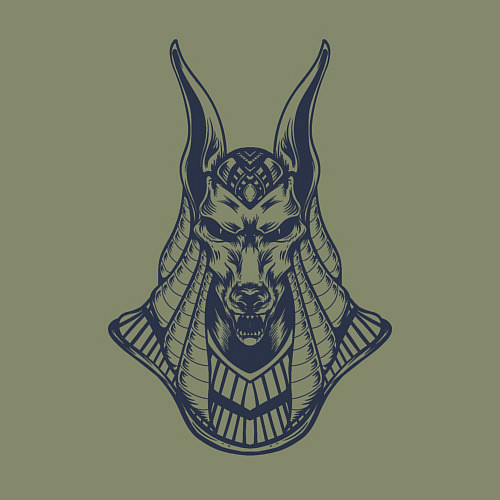 Мужской свитшот Анубис древнеегипетский бог / Авокадо – фото 3