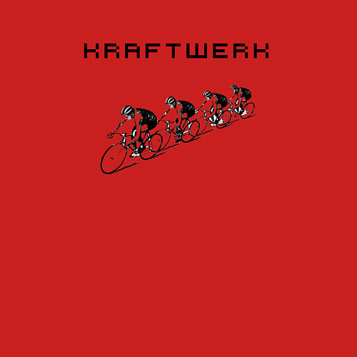 Мужской свитшот Kraftwerk - Tour de france / Красный – фото 3