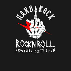 Свитшот хлопковый мужской Hard rock 1970, цвет: черный — фото 2