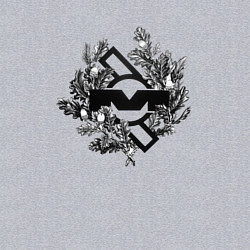 Свитшот хлопковый мужской Depeche Mode - Mute records logo, цвет: меланж — фото 2