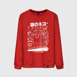 Мужской свитшот MoMo - кот в мешке темный