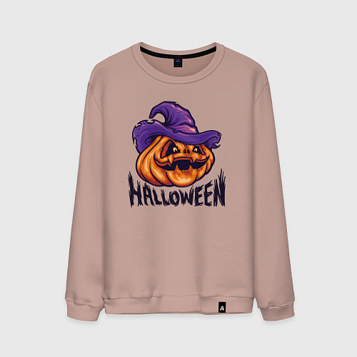 Мужской свитшот Праздник Halloween / Пыльно-розовый – фото 1