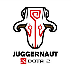 Свитшот хлопковый мужской Juggernaut Dota 2, цвет: белый — фото 2
