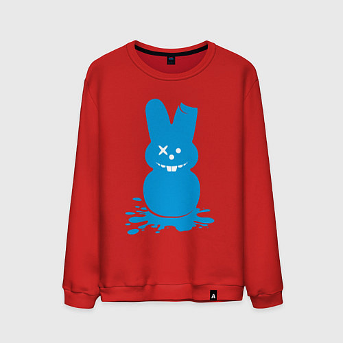 Мужской свитшот Blue bunny / Красный – фото 1