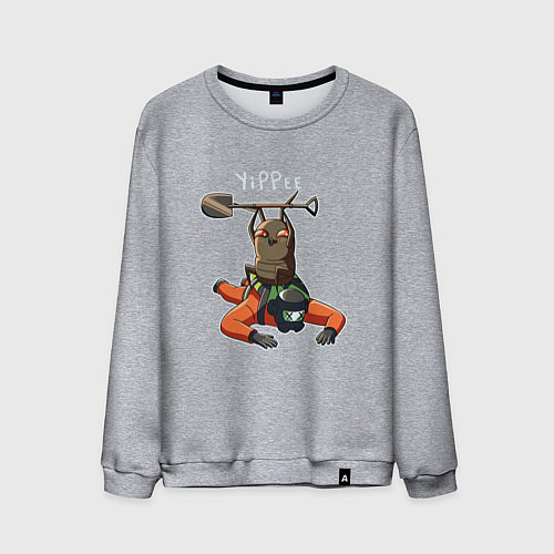 Мужской свитшот Lethal Company: Bug Winner / Меланж – фото 1