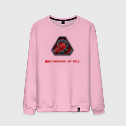 Свитшот хлопковый мужской Command & Conquer: Братство НОД, цвет: светло-розовый