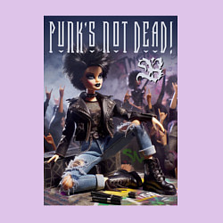 Свитшот хлопковый мужской Cool Barbie - punk is not dead, цвет: лаванда — фото 2