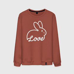 Мужской свитшот Love bunny