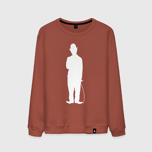 Мужской свитшот Чаплин / Кирпичный – фото 1