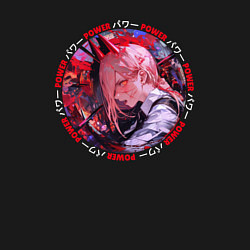 Свитшот хлопковый мужской Power - охотница на демонов, цвет: черный — фото 2