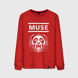 Мужской свитшот Muse rock panda