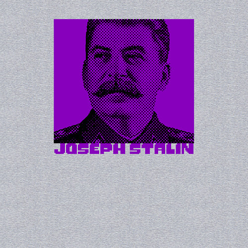 Мужской свитшот Joseph Stalin / Меланж – фото 3