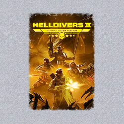 Свитшот хлопковый мужской Helldivers 2: Battleground, цвет: меланж — фото 2