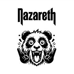 Свитшот хлопковый мужской Nazareth - rock panda, цвет: белый — фото 2