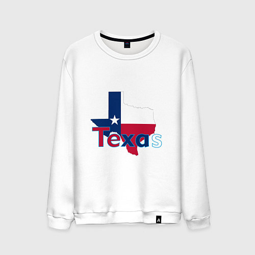 Мужской свитшот Texas / Белый – фото 1