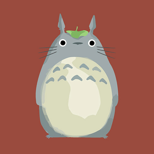 Мужской свитшот Neighbor Totoro / Кирпичный – фото 3