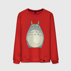 Свитшот хлопковый мужской Neighbor Totoro, цвет: красный