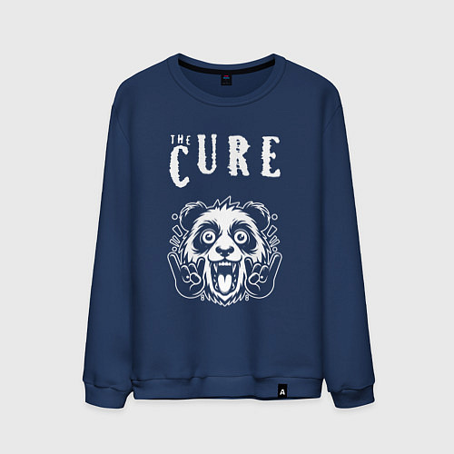 Мужской свитшот The Cure rock panda / Тёмно-синий – фото 1