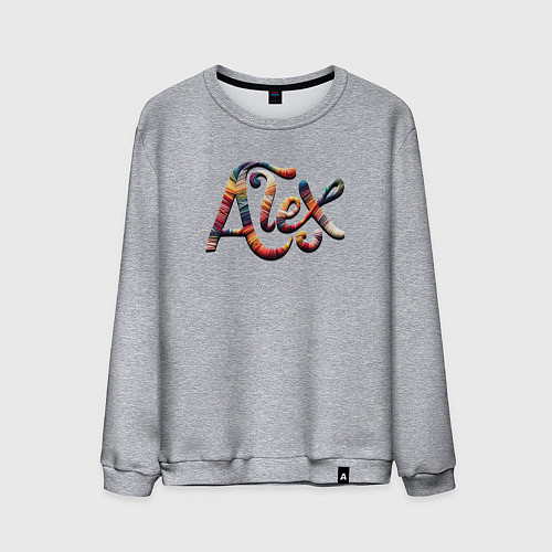 Мужской свитшот Alex yarn art / Меланж – фото 1