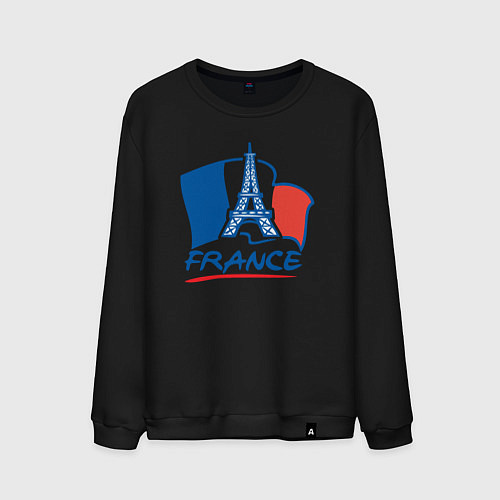 Мужской свитшот France / Черный – фото 1