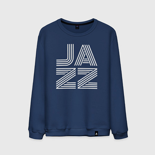 Мужской свитшот Jazz vibe / Тёмно-синий – фото 1