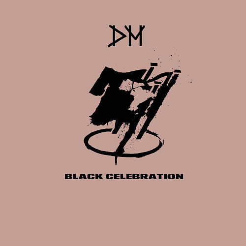 Мужской свитшот Depeche Mode - black celebration box / Пыльно-розовый – фото 3