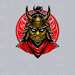 Свитшот хлопковый мужской Сёгун логотип, цвет: меланж — фото 2