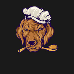 Свитшот хлопковый мужской Chef dog, цвет: черный — фото 2