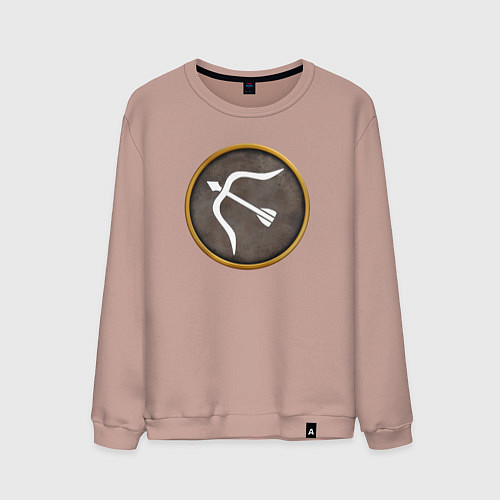 Мужской свитшот Гунны Rome: Total War / Пыльно-розовый – фото 1