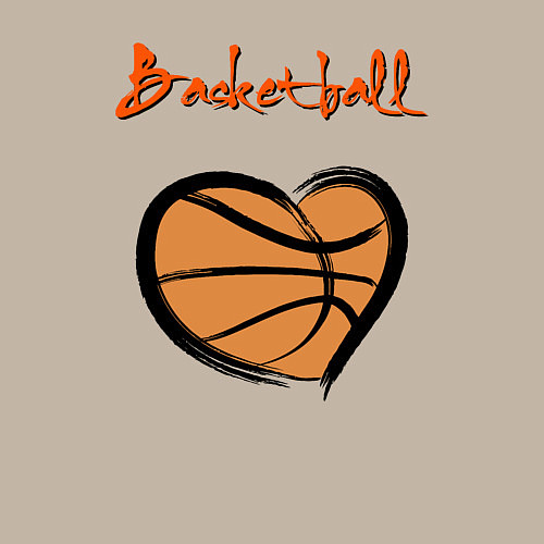 Мужской свитшот Basket lover / Миндальный – фото 3