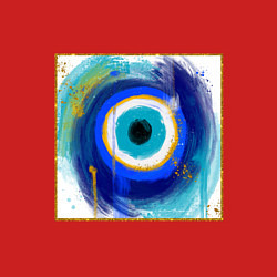 Свитшот хлопковый мужской На удачу, цвет: красный — фото 2