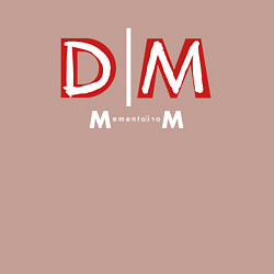 Свитшот хлопковый мужской Depeche Mode - Memento Mori logo new, цвет: пыльно-розовый — фото 2