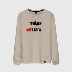 Мужской свитшот Трейдер от бога