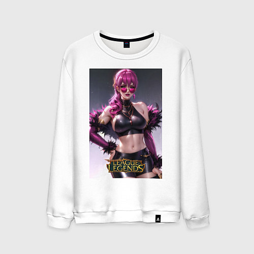 Мужской свитшот Akali Kda League Of Legends / Белый – фото 1
