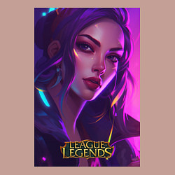 Свитшот хлопковый мужской League of Legends Kaisa Kda, цвет: пыльно-розовый — фото 2