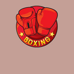 Свитшот хлопковый мужской Boxing fight, цвет: пыльно-розовый — фото 2