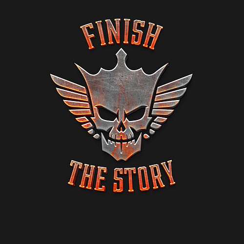 Мужской свитшот Коди Роудс - Finish the Story / Черный – фото 3