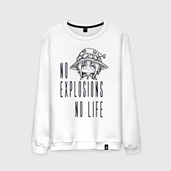 Мужской свитшот No explosions no life