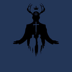 Свитшот хлопковый мужской True Detective: Faith, цвет: тёмно-синий — фото 2