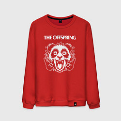 Свитшот хлопковый мужской The Offspring rock panda, цвет: красный