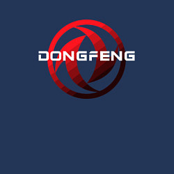 Свитшот хлопковый мужской Dongfeng - logo, цвет: тёмно-синий — фото 2