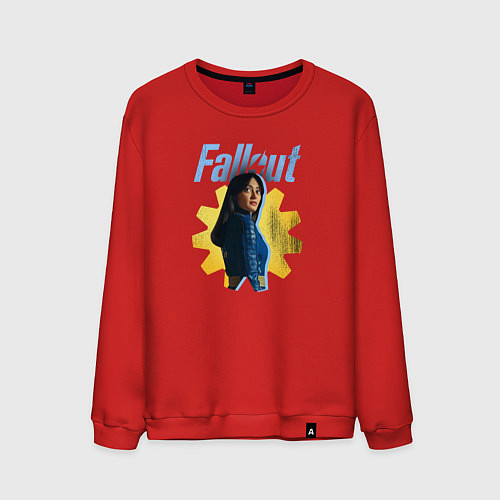 Мужской свитшот Lucy - Fallout / Красный – фото 1