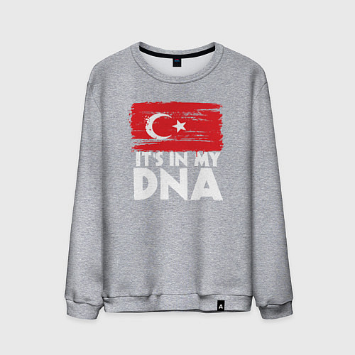 Мужской свитшот Турция в ДНК / Меланж – фото 1